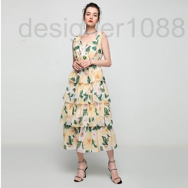 casual dresses designer shenzhen spring and summer printed women's wear v-neck sleeveless chiffon temperament elegant splicing layered, Black;gray
casual dresses designer shenzhen spring and summer printed women's wear v-neck sleeveless chiffon temperament elegant splicing layered, Black;gray