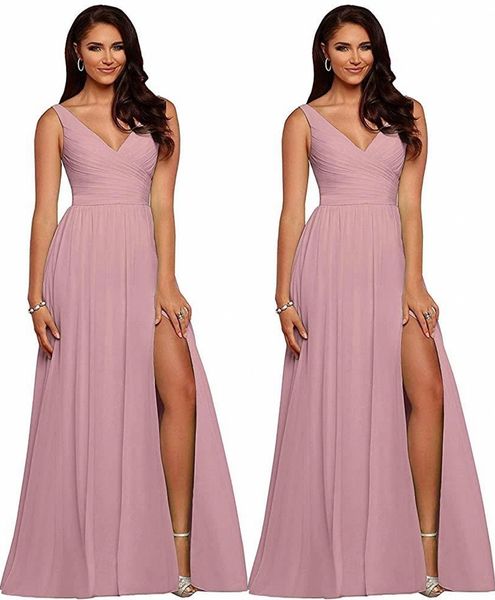 pink v neck chiffon long bridesmaid dresses 2022 ruched split wedding guest party dress women formal prom gowns bc12737, White;pink
pink v neck chiffon long bridesmaid dresses 2022 ruched split wedding guest party dress women formal prom gowns bc12737, White;pink