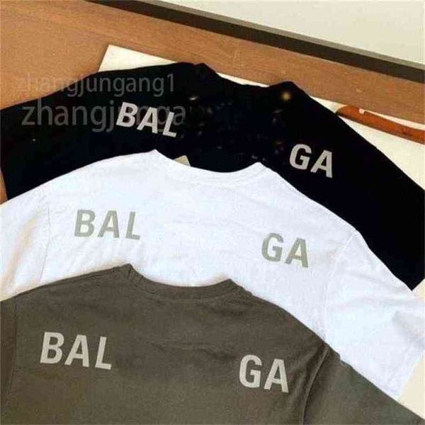 fashion balenciga spring and summer new 3m reflective short sleeve men's and women's t-shirt with large loose half sleeve 22ss, White;black
fashion balenciga spring and summer new 3m reflective short sleeve men's and women's t-shirt with large loose half sleeve 22ss, White;black