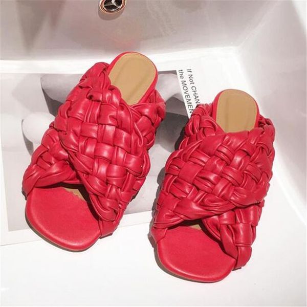 big size designer sandals woven women slippers square mules shoes ladies flat slides wedding high heels shoes dress shoe, Black
big size designer sandals woven women slippers square mules shoes ladies flat slides wedding high heels shoes dress shoe, Black