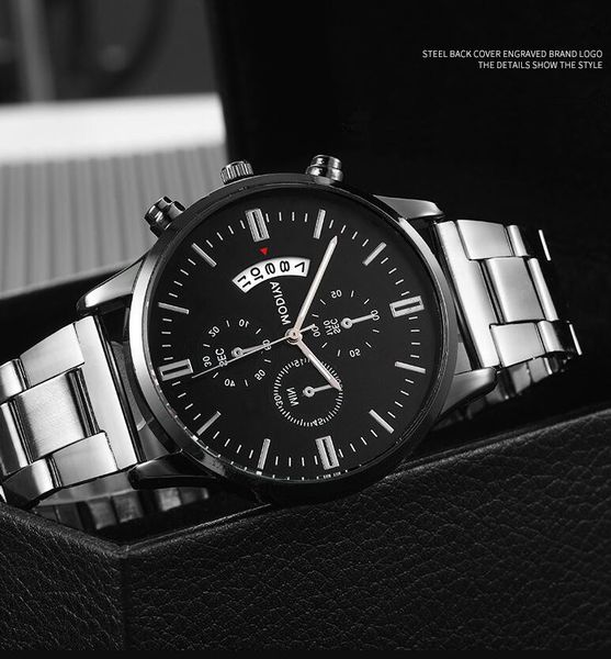 fashion mens sport watches luxury men business stainless steel quartz clock calendar date man casual watch, Slivery;brown
fashion mens sport watches luxury men business stainless steel quartz clock calendar date man casual watch, Slivery;brown