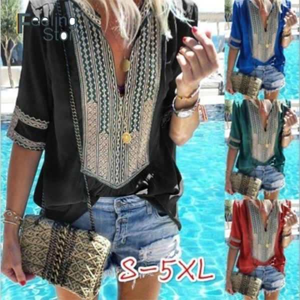 summer bohemian chiffon tunics women blouses big size 5xl shirt female cotton loose blouse boho print half sleeve blusas y200622, White
summer bohemian chiffon tunics women blouses big size 5xl shirt female cotton loose blouse boho print half sleeve blusas y200622, White