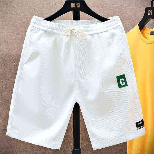 white sports and leisure shorts men's summer thin fashion brand pants outdoor basketball men, White;black
white sports and leisure shorts men's summer thin fashion brand pants outdoor basketball men, White;black