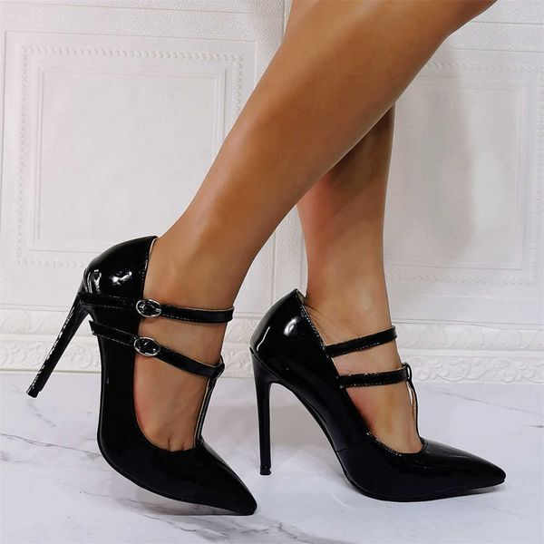 sorbern customized dress shoes slim band high heel nightclub large 46 pointed women's single shoes, Black
sorbern customized dress shoes slim band high heel nightclub large 46 pointed women's single shoes, Black