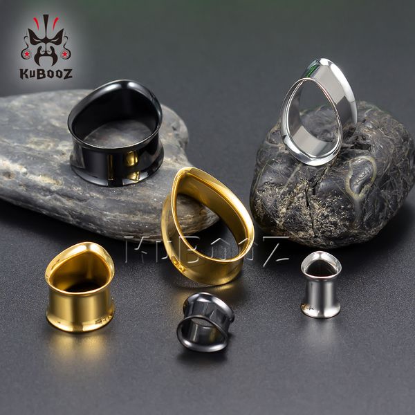 kubooz stainless steel water drop ear plugs tunnels piercing body jewelry earring gauges stretchers expanders wholesale 8mm to 25mm 48pcs, Silver
kubooz stainless steel water drop ear plugs tunnels piercing body jewelry earring gauges stretchers expanders wholesale 8mm to 25mm 48pcs, Silver