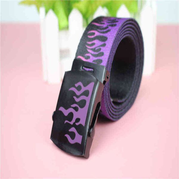 new style flame print men women plain webbing belts nylon belts fashion men's jeans waist belt longer 160cm y220419, Black;brown
new style flame print men women plain webbing belts nylon belts fashion men's jeans waist belt longer 160cm y220419, Black;brown