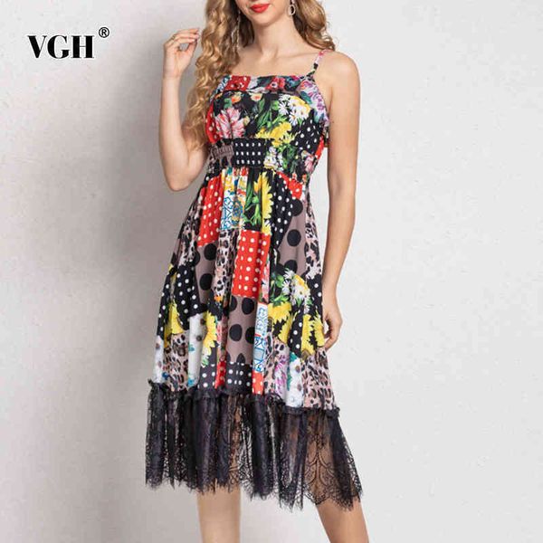 print patchwork lace summer dress for women square collar sleeveless high waist hit color sling dresses female fashion 210507, Black;gray
print patchwork lace summer dress for women square collar sleeveless high waist hit color sling dresses female fashion 210507, Black;gray