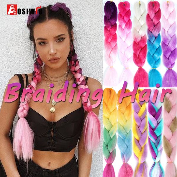 costume accessories aosi 24inch synthetic kanekalon braiding hair extensions long ombre jumbo braids pink blue african hair accessories for, Silver
costume accessories aosi 24inch synthetic kanekalon braiding hair extensions long ombre jumbo braids pink blue african hair accessories for, Silver