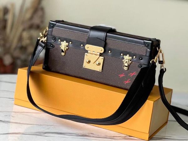 realfine bags 5a m46120 27cm petite malle east west shoulder handbags purses for women with dust bag box gold hardware
realfine bags 5a m46120 27cm petite malle east west shoulder handbags purses for women with dust bag box gold hardware