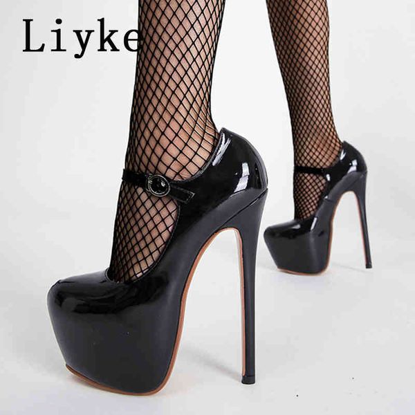 dress shoes liyke spring autumn women platform pumps black round toe buckle strap 17cm super high heels pole dance stiletto mujer 003h
dress shoes liyke spring autumn women platform pumps black round toe buckle strap 17cm super high heels pole dance stiletto mujer 003h