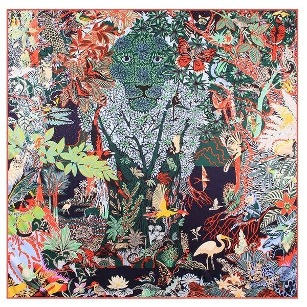 design brand women scarf fashion print animal jungle scarves hijabs lady wraps foulard bandana 220817, Blue;gray
design brand women scarf fashion print animal jungle scarves hijabs lady wraps foulard bandana 220817, Blue;gray