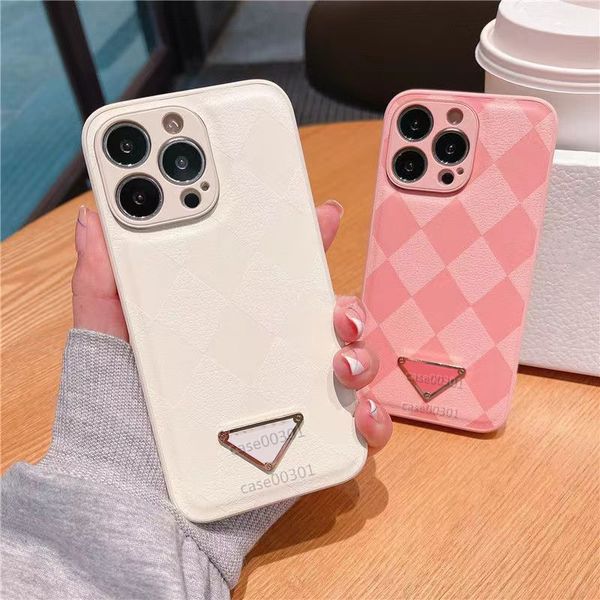 

Designer Leather Phone Cases For iPhone 14 14Pro 14Plus 14ProMax 13 13Pro 13ProMax 12 12Pro 12ProMax 11 Letter Print Back Shell X XR XSMAX 7, Pink【p】