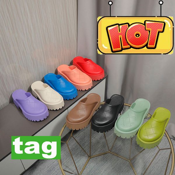 fashion men women slippers perforated logo slip-on women shoes platform rubber sandals designer slides thick bottom slipper slide summer bea, Black
fashion men women slippers perforated logo slip-on women shoes platform rubber sandals designer slides thick bottom slipper slide summer bea, Black