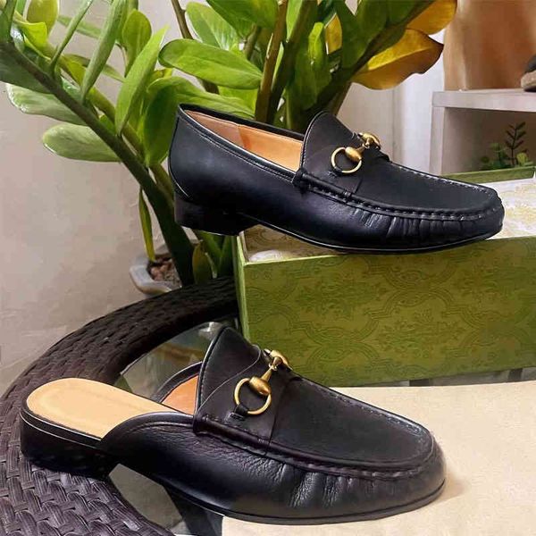 dress shoes classic women flat designer shoes 100% cowhide metal buckle lady leather casual shoe mules princetown black men slipper trample
dress shoes classic women flat designer shoes 100% cowhide metal buckle lady leather casual shoe mules princetown black men slipper trample