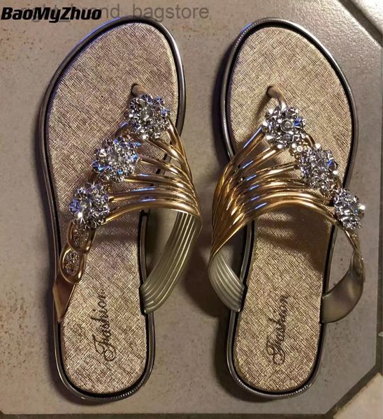 2022 summers new beach sandals women golden crystal flat flip flops ladies casual home bathroom anti slip slides slippers w220808, Black
2022 summers new beach sandals women golden crystal flat flip flops ladies casual home bathroom anti slip slides slippers w220808, Black