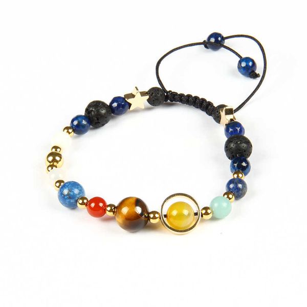 universe galaxy the eight planets in the solar system guardian star macrame bracelet with all natural stone beads wholesale 10pcs/lot, Golden;silver
universe galaxy the eight planets in the solar system guardian star macrame bracelet with all natural stone beads wholesale 10pcs/lot, Golden;silver
