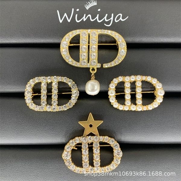 20% off jewelry the new d's new star pearl letter full diamond brooch fashion simple net red atmospheric women's style, Gray
20% off jewelry the new d's new star pearl letter full diamond brooch fashion simple net red atmospheric women's style, Gray