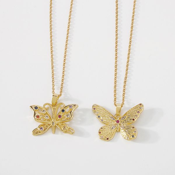 fashion gold plated butterfly pendant necklaces designer jewelry copper chains necklace for women lady party gift, Silver
fashion gold plated butterfly pendant necklaces designer jewelry copper chains necklace for women lady party gift, Silver
