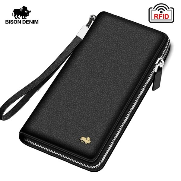 bison denim brand genuine leather wallet rfid blocking clutch bag card holder coin purse zipper male long s n8195 220608, Red;black
bison denim brand genuine leather wallet rfid blocking clutch bag card holder coin purse zipper male long s n8195 220608, Red;black