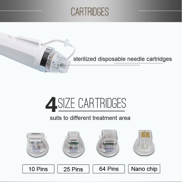 accessories & parts disposable 4 tips cartridge 10pin 25pin 64pin and nano insulation gold rf micro needle machine cartridge
accessories & parts disposable 4 tips cartridge 10pin 25pin 64pin and nano insulation gold rf micro needle machine cartridge