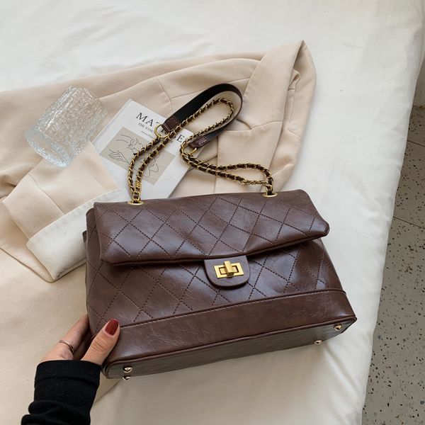 2022 new 3 colours bags diamond lattice chain shoulder bag high capacity fashion
2022 new 3 colours bags diamond lattice chain shoulder bag high capacity fashion