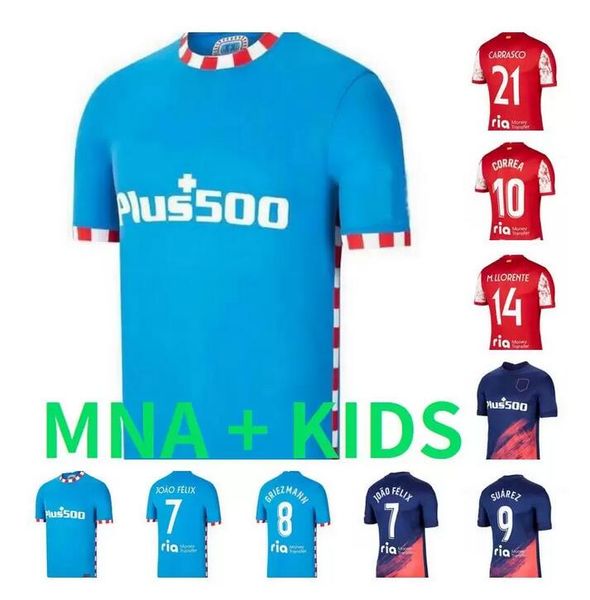 21 22 griezmann carrasco m. llorente soccer jerseys suarez joao felix 2021 2022 koke saul carrasco correa camiseta lemar football shirts men, Black;yellow
21 22 griezmann carrasco m. llorente soccer jerseys suarez joao felix 2021 2022 koke saul carrasco correa camiseta lemar football shirts men, Black;yellow
