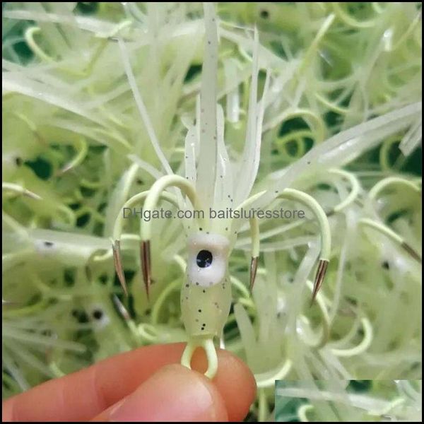 sports outdoors 1pc 2.5g 3g luminous squid four hook barbless hooks pvc lure soft baits lures fishing tackle aessories drop delivery 2021
sports outdoors 1pc 2.5g 3g luminous squid four hook barbless hooks pvc lure soft baits lures fishing tackle aessories drop delivery 2021