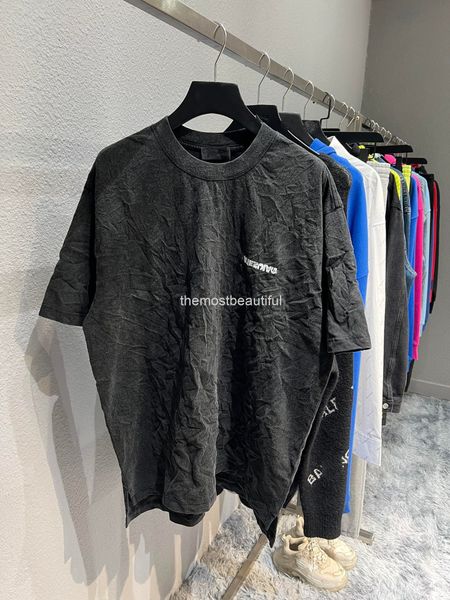 men's t-shirts paris b home ins net red same front and back english letters reverse embroidery wrinkled round neck short sleeve t-shirt, White;black
men's t-shirts paris b home ins net red same front and back english letters reverse embroidery wrinkled round neck short sleeve t-shirt, White;black