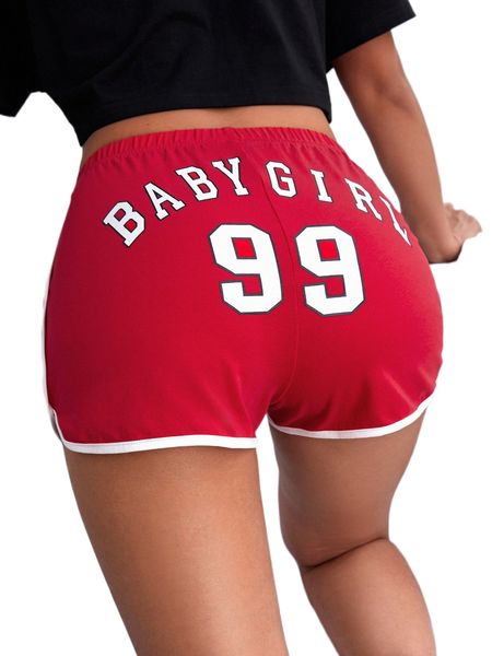 letter & number print dolphin shorts w2bh#, White;black
letter & number print dolphin shorts w2bh#, White;black