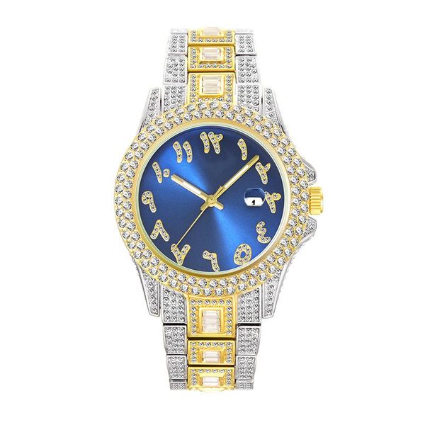 wristwatches arabic number watches for men luxury hiphop iced out watch sliver gold rhinestone bling quartz wristwatch gifts, Slivery;brown
wristwatches arabic number watches for men luxury hiphop iced out watch sliver gold rhinestone bling quartz wristwatch gifts, Slivery;brown