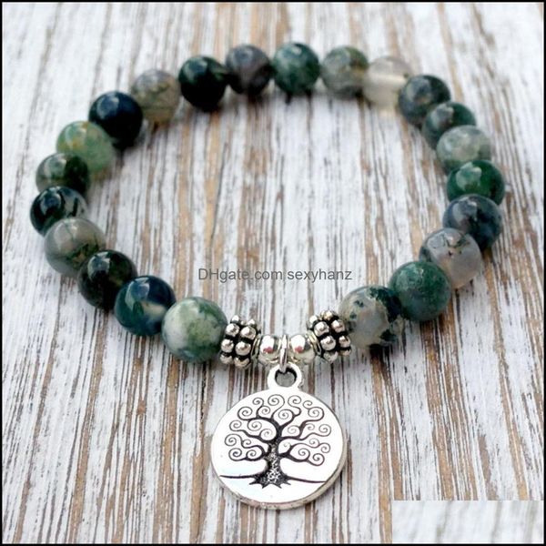 beaded strands bracelets jewelry sn1072 genuine moss agate bracelet fashion yoga wrist mala beads tree of life healing nature stone buddhis, Black
beaded strands bracelets jewelry sn1072 genuine moss agate bracelet fashion yoga wrist mala beads tree of life healing nature stone buddhis, Black
