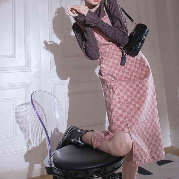 casual dresses world peach 22 years early spring fashionable girl sense checkerboard denim dress high waist thin suspender skirt fashion 4d9, Black;gray
casual dresses world peach 22 years early spring fashionable girl sense checkerboard denim dress high waist thin suspender skirt fashion 4d9, Black;gray