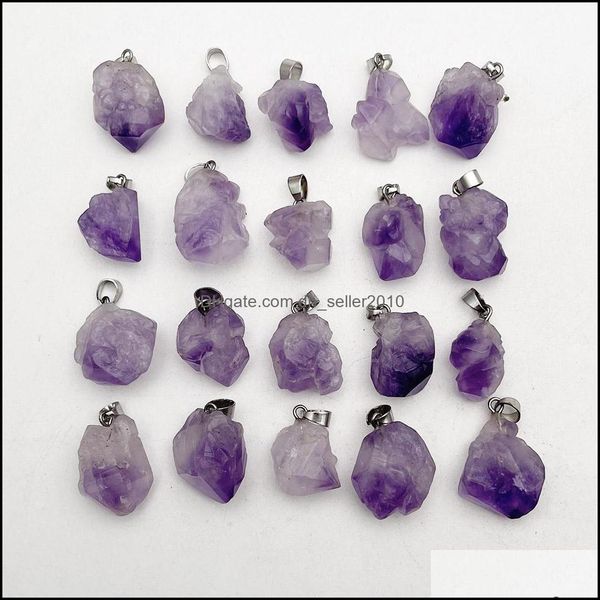 charms natural amethyst stone pendants for jewelry making irregar accessorie dhseller2010 drop delivery 2021 dhzuu, Bronze;silver
charms natural amethyst stone pendants for jewelry making irregar accessorie dhseller2010 drop delivery 2021 dhzuu, Bronze;silver