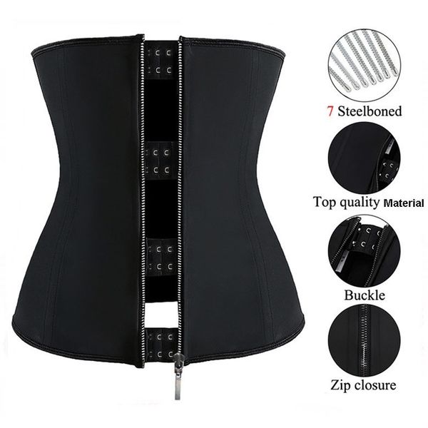 women waist trainer corset neoprene fabric trimmer sauna sweat sports girdle belt body shaper belly tummy shapewears hook + zipper closure
women waist trainer corset neoprene fabric trimmer sauna sweat sports girdle belt body shaper belly tummy shapewears hook + zipper closure