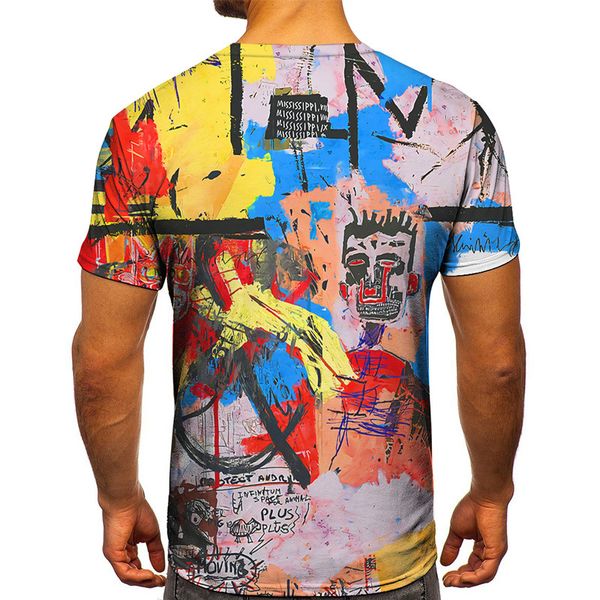men's t-shirts summer breathable casual fashion simple pencil drawing printing round neck shirt trend wear, White;black
men's t-shirts summer breathable casual fashion simple pencil drawing printing round neck shirt trend wear, White;black
