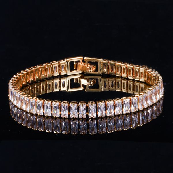womens tennis designer bracelet aaa cubic zirconia square bracelets luxury fashion copper 18k gold silver bracelet jewelry for women party f, Golden;silver
womens tennis designer bracelet aaa cubic zirconia square bracelets luxury fashion copper 18k gold silver bracelet jewelry for women party f, Golden;silver