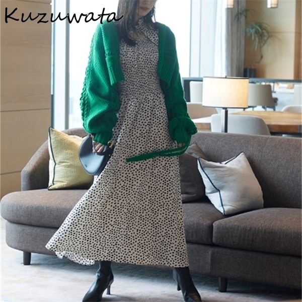 kuzuwata autumn winter women robes japanese temperament sweet vestidos love printed drawstring slim waist dresses 220330, Black;gray
kuzuwata autumn winter women robes japanese temperament sweet vestidos love printed drawstring slim waist dresses 220330, Black;gray