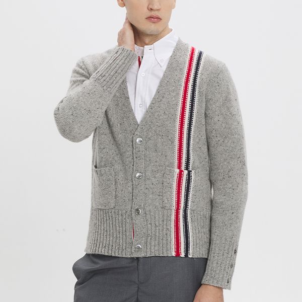 tb sweater autunm winter fashion brand sweaters male milano stitch spoted merino wool rwb stripe v-neck cardigan men coats, White;black
tb sweater autunm winter fashion brand sweaters male milano stitch spoted merino wool rwb stripe v-neck cardigan men coats, White;black