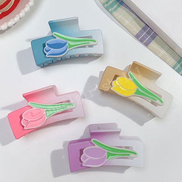korea summer tulip hair clips 2022 women elegant large hair claw hairpins fashion hair accessories, Slivery;white
korea summer tulip hair clips 2022 women elegant large hair claw hairpins fashion hair accessories, Slivery;white