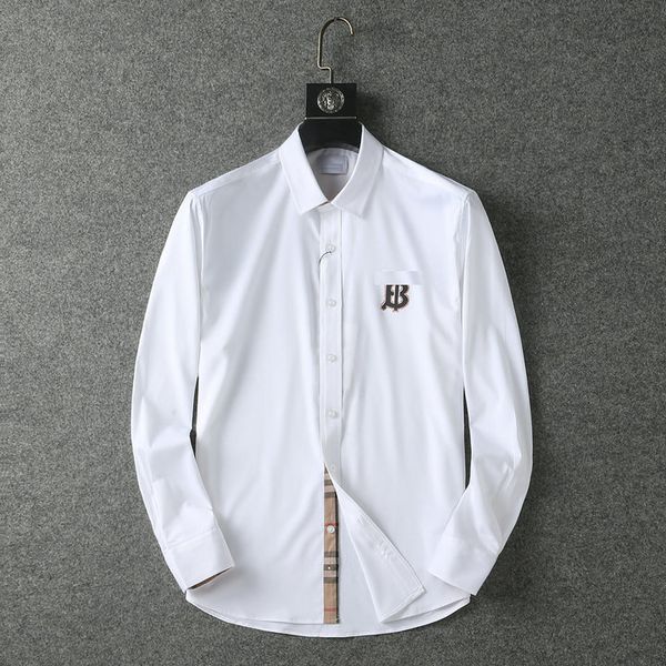 men's dress shirt luxury slim silk t-shirt long sleeve casual business clothing plaid brand 17 color -3xl burr2022, White;black
men's dress shirt luxury slim silk t-shirt long sleeve casual business clothing plaid brand 17 color -3xl burr2022, White;black