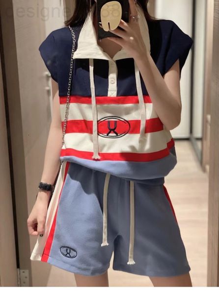 two piece dress designer ins fashion suit women's summer color contrast stripe t-shirt high waist versatile wide leg pants shorts two p, White
two piece dress designer ins fashion suit women's summer color contrast stripe t-shirt high waist versatile wide leg pants shorts two p, White
