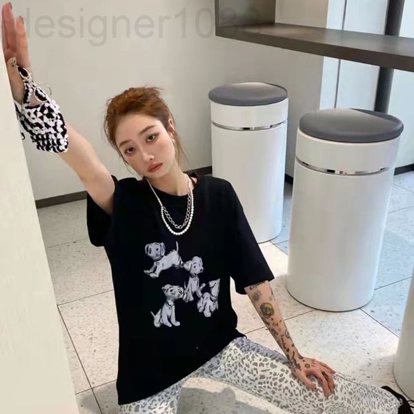 women's t-shirt designer 2022 spring and summer brand new cartoon printed puppy loose round neck short sleeve t-shirt b6ou, White
women's t-shirt designer 2022 spring and summer brand new cartoon printed puppy loose round neck short sleeve t-shirt b6ou, White
