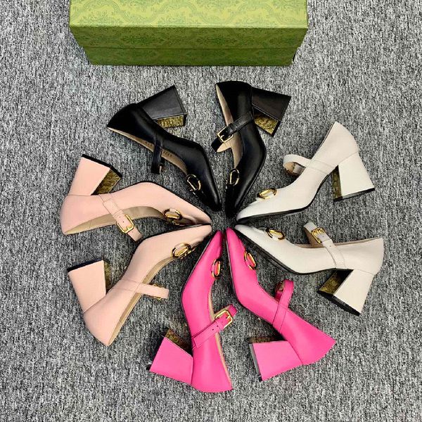 new women's horse title button sandals imported ancient soft calfskin shallow mouth design with square toe and three-dimensional square, Black
new women's horse title button sandals imported ancient soft calfskin shallow mouth design with square toe and three-dimensional square, Black