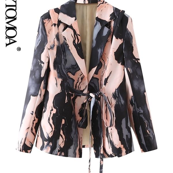 kpytomoa women fashion with tied printed open blazer coat vintage long sleeve female outerwear chic veste femme 220513, White;black
kpytomoa women fashion with tied printed open blazer coat vintage long sleeve female outerwear chic veste femme 220513, White;black