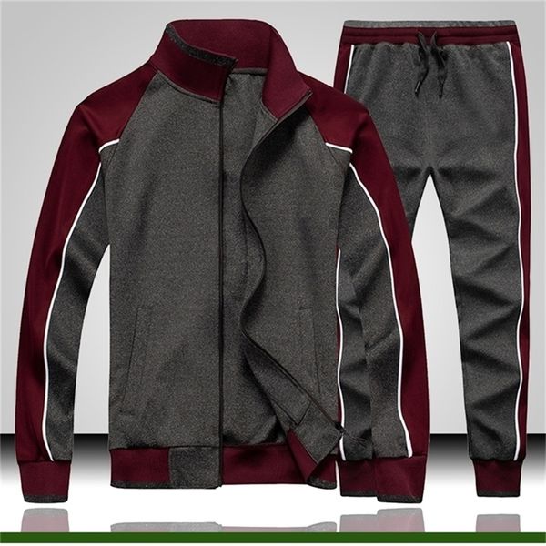 tracksuit for men side stripe autumn men sports wear running suit male sets long sleeve fleece tracksuit men 201210, Gray
tracksuit for men side stripe autumn men sports wear running suit male sets long sleeve fleece tracksuit men 201210, Gray