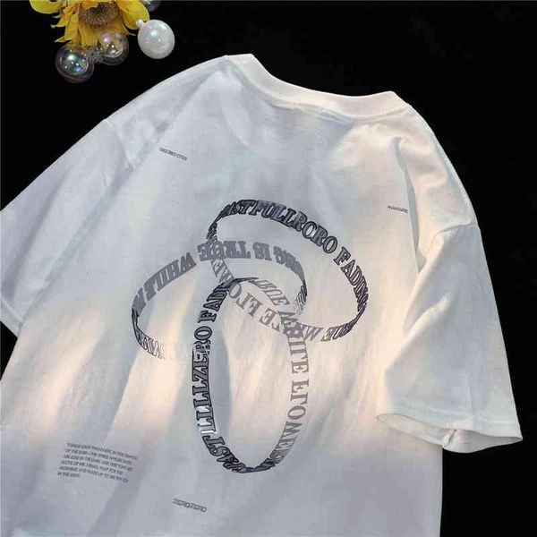 t-shirt men's 2022 summer new fashion clothing korean loose casual short sleeve bottoming shirt, White;black
t-shirt men's 2022 summer new fashion clothing korean loose casual short sleeve bottoming shirt, White;black