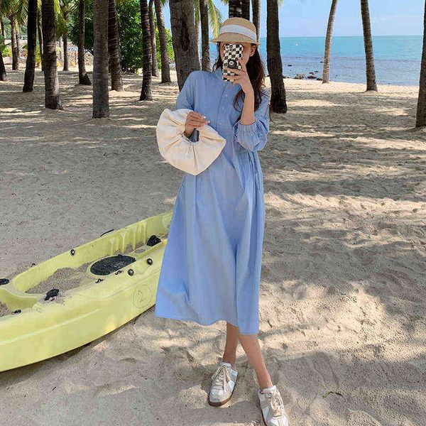 spring pregnant women cotton dress denim blue stand collar high waist maternity denim dress preppy style maternity dress j220628, White
spring pregnant women cotton dress denim blue stand collar high waist maternity denim dress preppy style maternity dress j220628, White