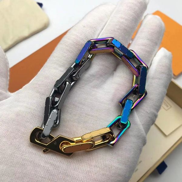 2022 new chain domineering man bracelet designer couple jewelry stainless steel bracelet for woman, Black
2022 new chain domineering man bracelet designer couple jewelry stainless steel bracelet for woman, Black
