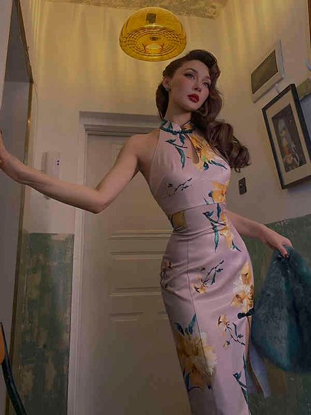 casual dresses vintage original nude pink big flower trim height slit cheongsam dress female er2j, Black;gray
casual dresses vintage original nude pink big flower trim height slit cheongsam dress female er2j, Black;gray
