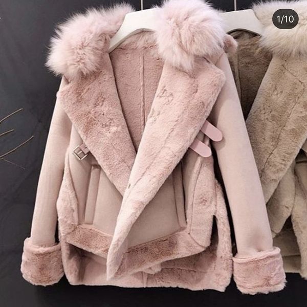 women leather jackets winter suede leather jacket women short lamb wool motorcycle jacket thick lambs fur warm coat y200109, Black
women leather jackets winter suede leather jacket women short lamb wool motorcycle jacket thick lambs fur warm coat y200109, Black